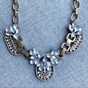 2/$25- Jeweliq Crystal Statement Necklace